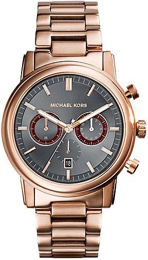 michael kors mens rose gold pennant watch|Michael Kors ritz.